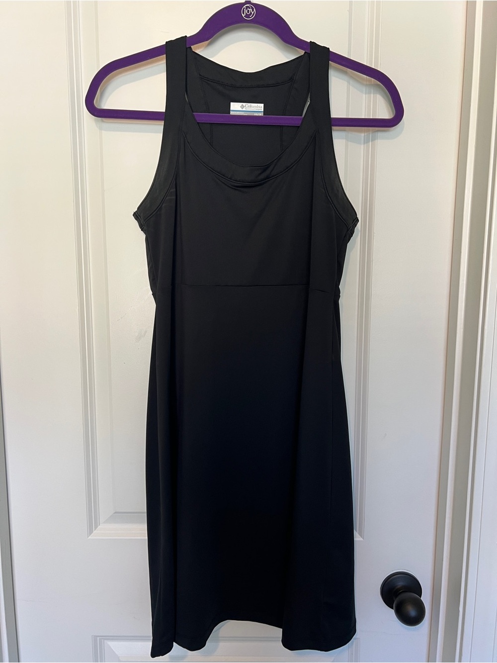 Columbia Black Sleeveless Midi Active Dress